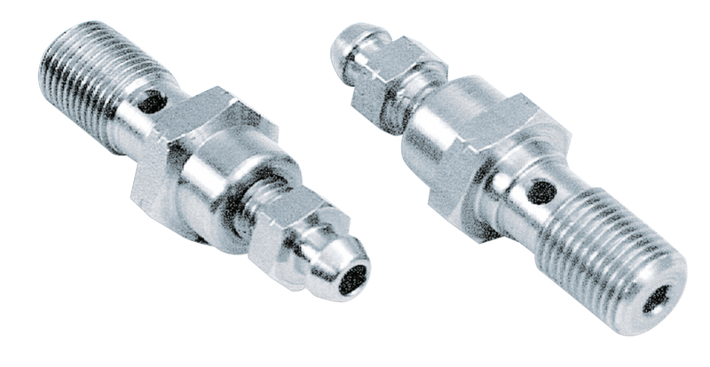 Banjo Bolt With Bleeder Nipple 3/8-24 Chrome