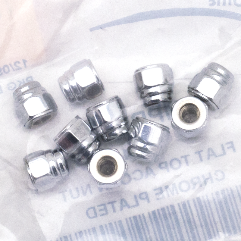 10-24 Flat Top Acorn Style Nut Assortment - Pack Of 10