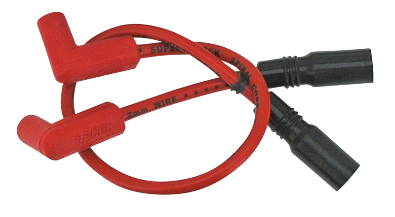 8.0 S/S Red Plugwires Fits Softail00-17