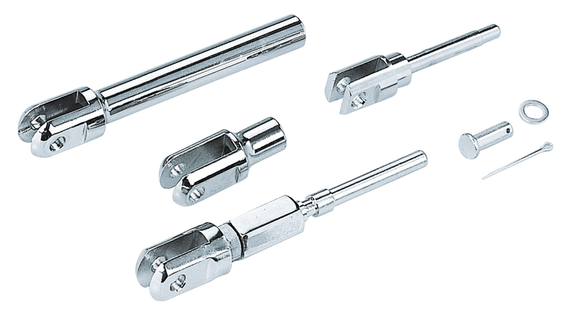 Clevis Rear Brake Rod Chrome