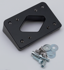 Rear Fender Licenseframe Mount Thick Black