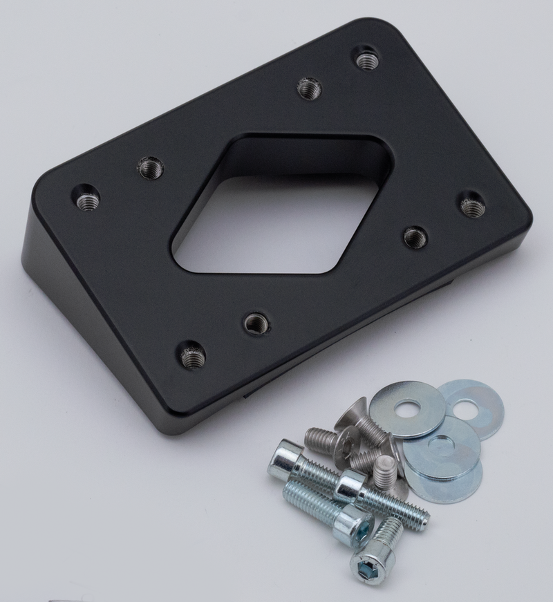 Rear Fender Licenseframe Mount Thick Black