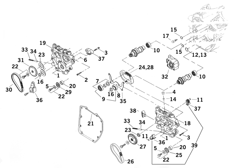 Cam Chain Parts For Early Twin Cam