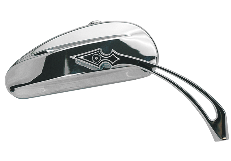 Custom Slimline Mirror Right Chrome