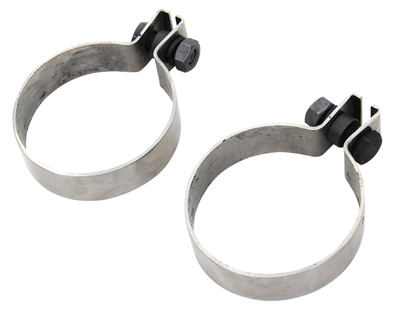 Exhaust Port Clamps For Panhead Panhead Stainless Exhaust Port Clamp Set