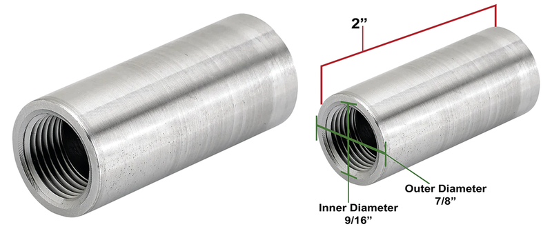 Weld-In Steel Long PeTCock Bung 3/8 Inch Npt