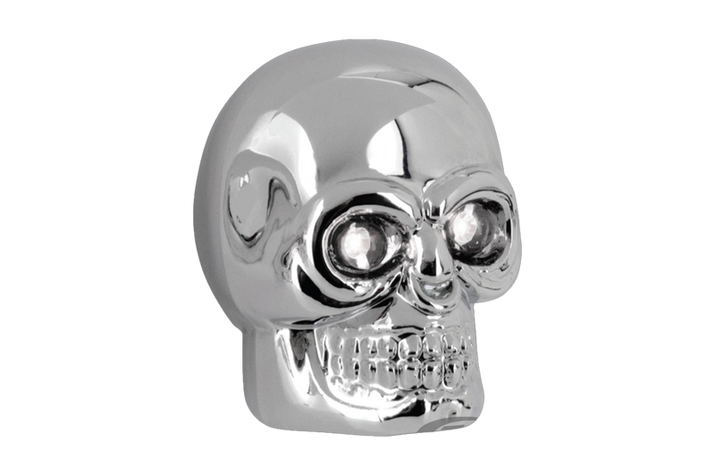 Cobalt Large Chrome Skulls White Leds