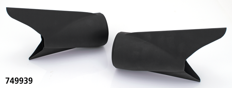 End Caps Royal 80 Fishtail Black