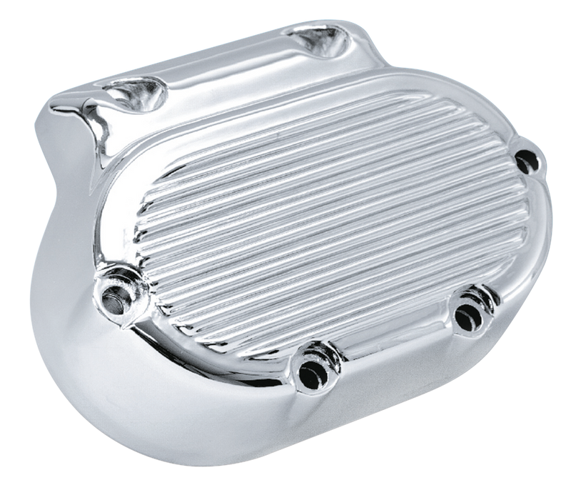 Finned Transmission End Cover Chrome Fx