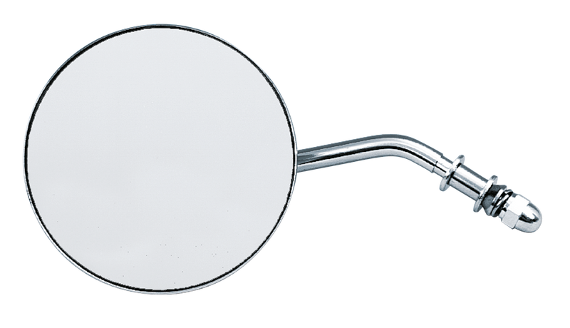 Short-Stem Late Style 4 Inch Round Mirror