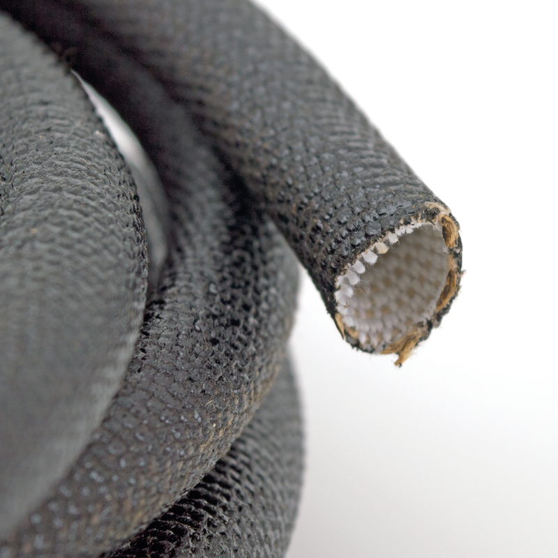 1/4 Inch Wire Loom Asphalt 25 Feet