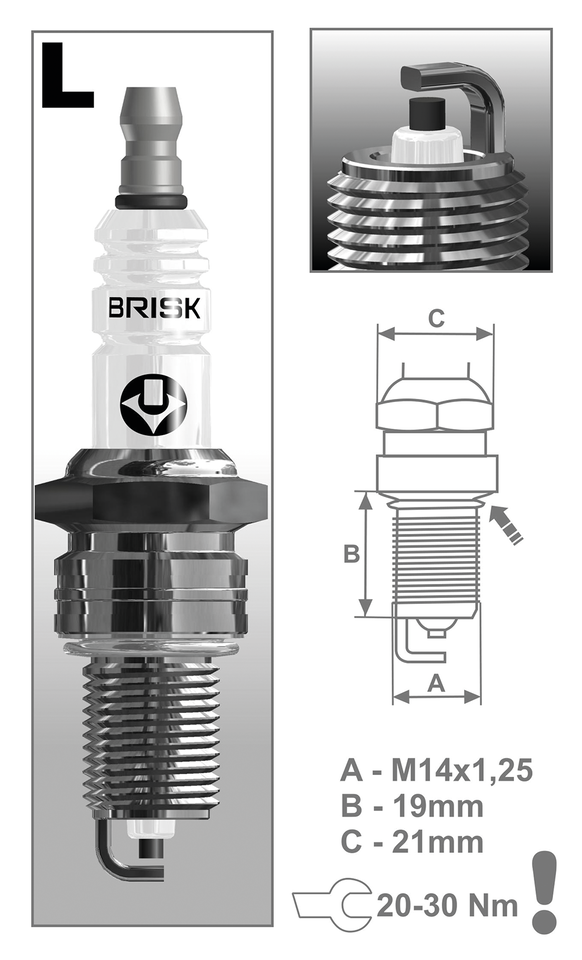 LR17YC-1 Spark Plug Each