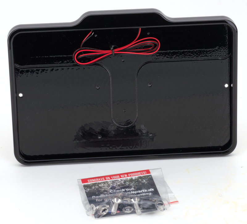 License Frame Front Gloss Black