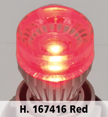 Single Fpr-1 Led Bulb Red Ba15S