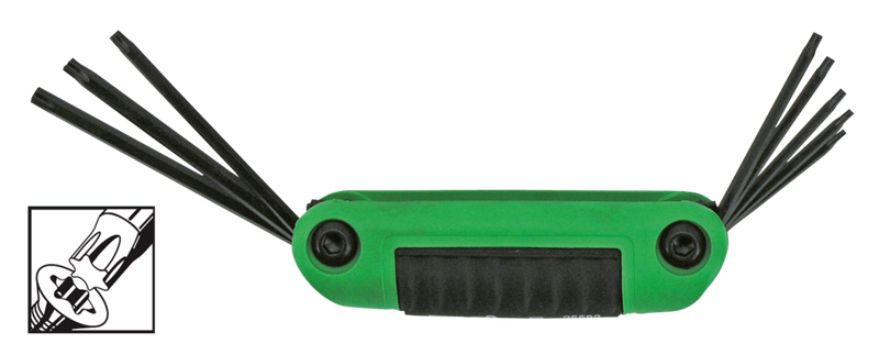 8 Piece Torx Ergo-Fold Key Set 741268