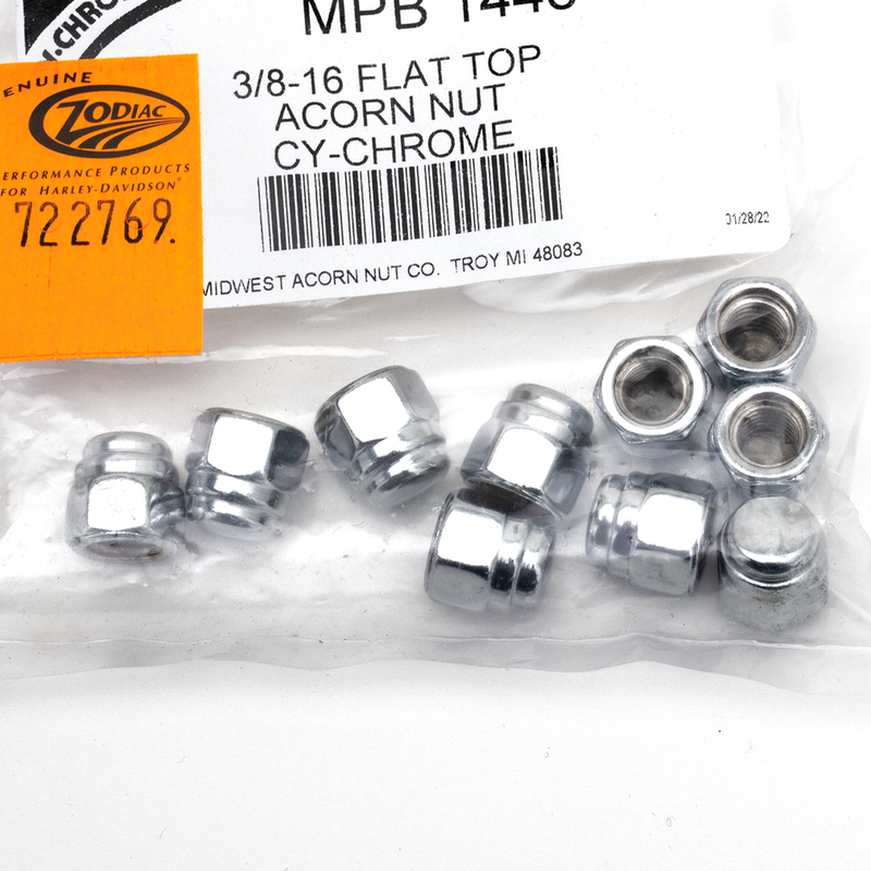 3/8-16 Flat Top Acorn Style Nut Assortment - Pack Of 10