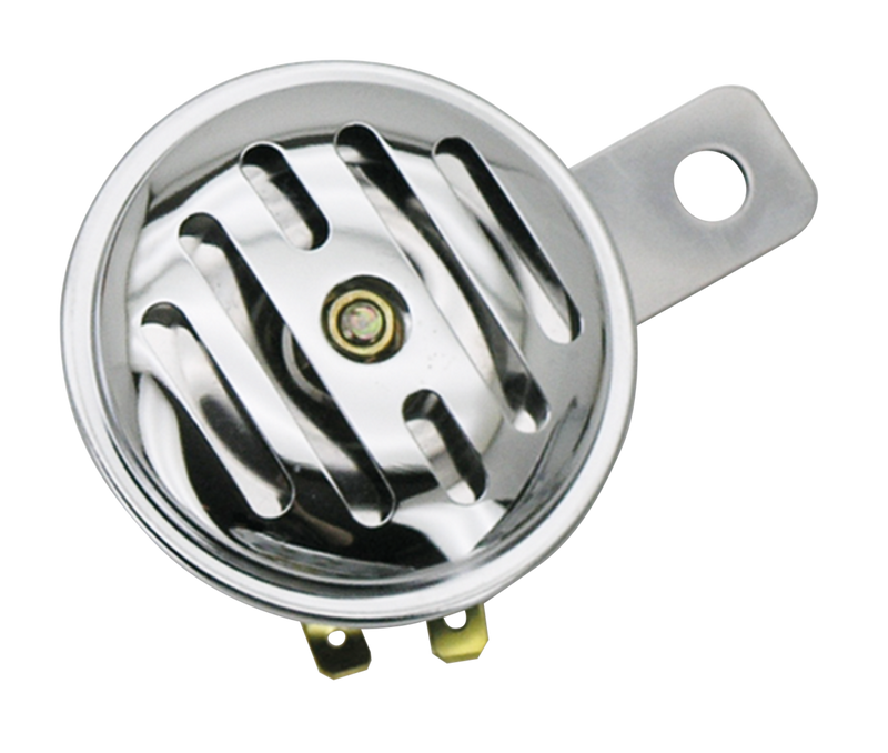 Mini Horn Grooved Cover With Bracket Chrome