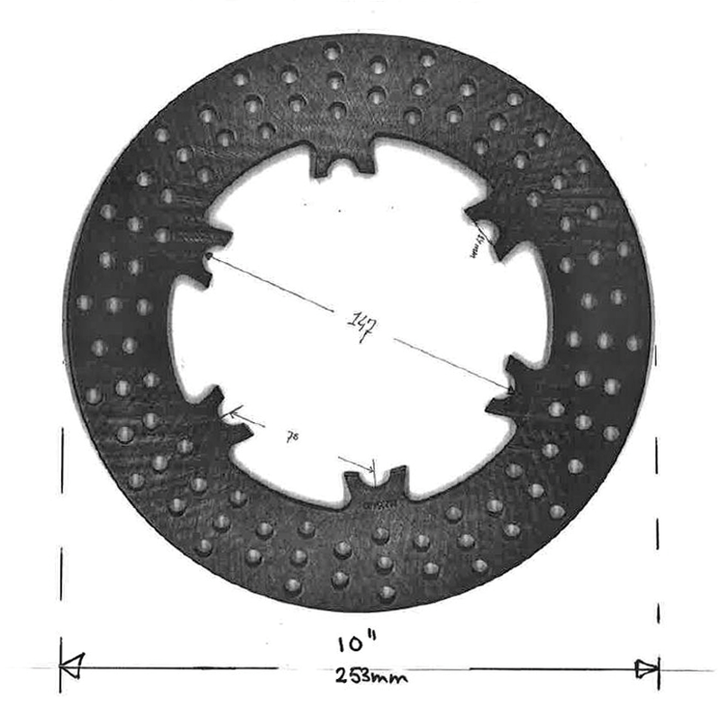 Floating Disc 10 Inch NO Floaters NO Center