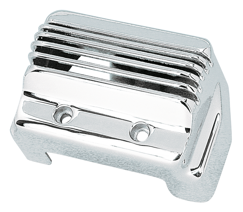 Chrome Finned Coil Cover Fxr 82-9