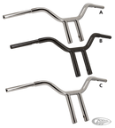 13 Inch Rise Clubstyle Chubbybar Black