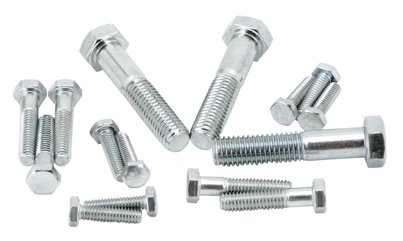 10Pck Hex Bolt No. 10-24X3/8 Inch Unc Zinc