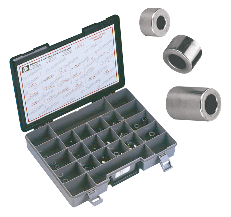 Assortment Tray Spacers 18 Sizes Show Chrome