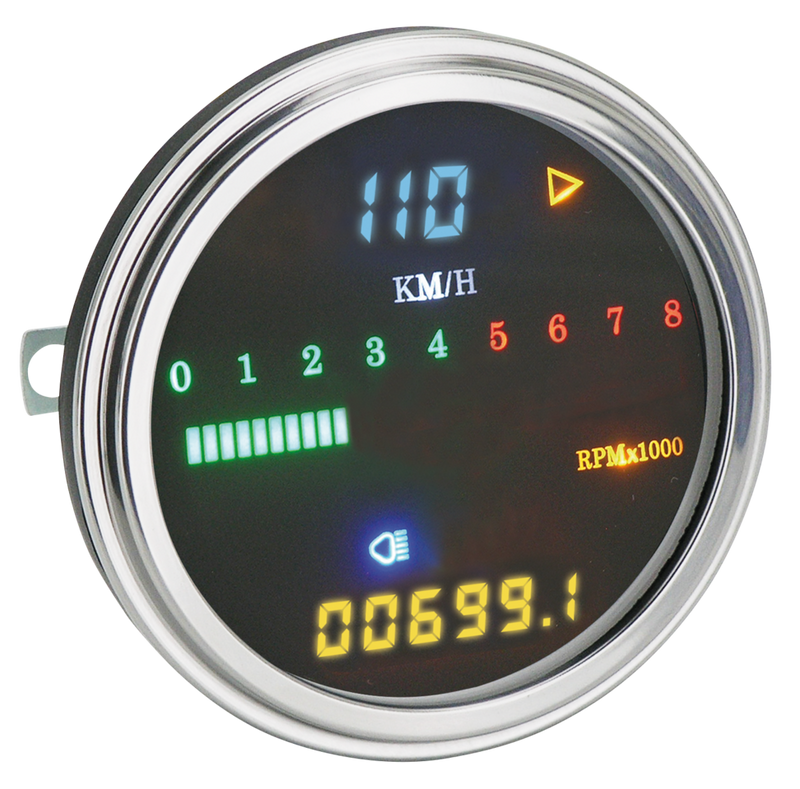 Full Digital KPH Speedo/Tacho Cabled