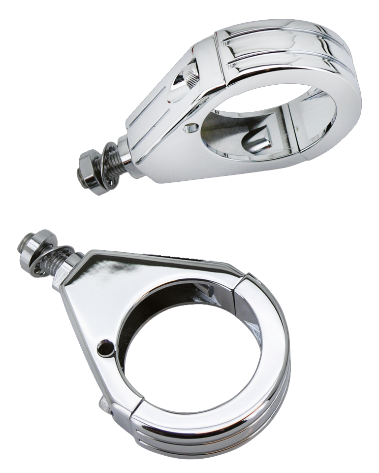 Chr 49Mm Grooved Turnsignal Clamps