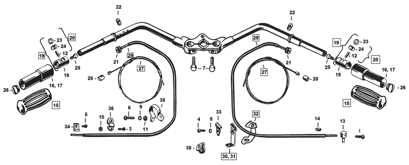 Spiral Pull Type /Lh Throttle
