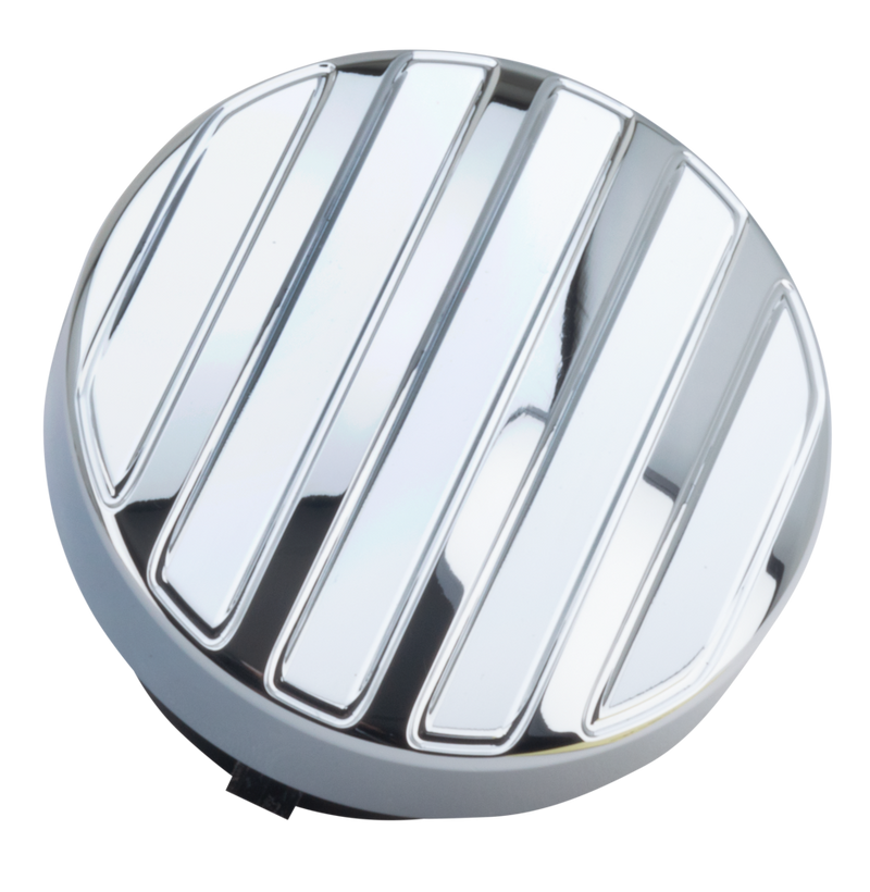 Chrome Ribbed Dummy Cap 96-17