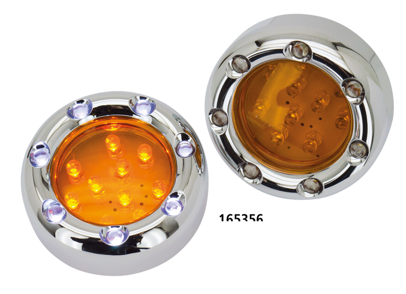 Chr Duo Led Amber/ White Outer Leds