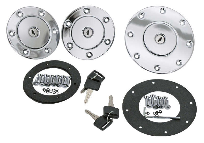Midi Aero-Style Lockable Gas Cap Set