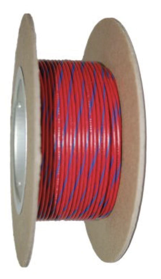18-Gauge Red/Blue Stripe 100 Spool Primary Wire