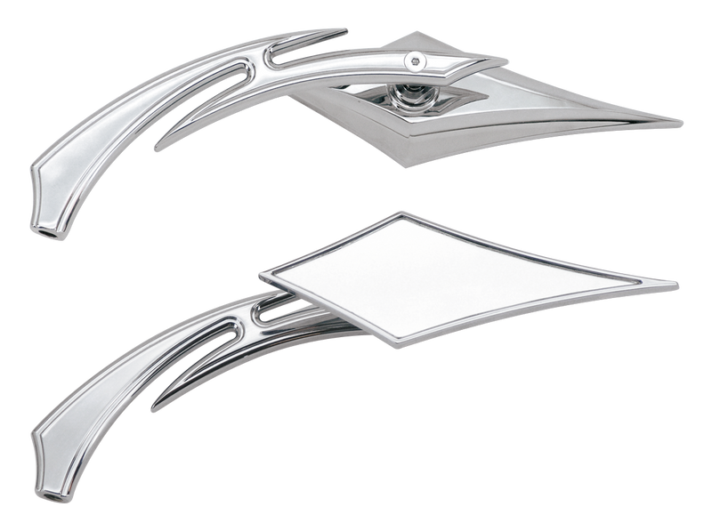 Custom Scorpion Mirror Right Chrome