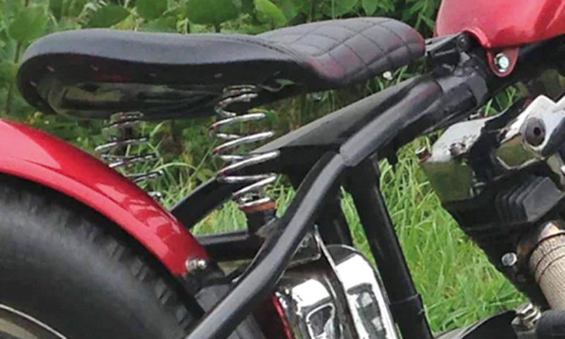 Barrel Seat Springs 4 Inch Chrome