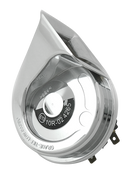Late Style Horns Chrome Cow Bell Horn 12V