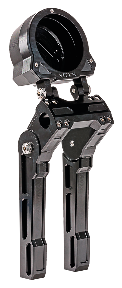 10 Inch Adjustable Risers/Gauge Black FXLRS22-Up