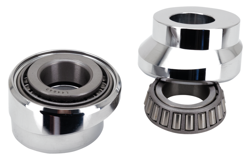 Raked Neck Kits Chrome 3Deg Raked Neck Cups W/Bearings