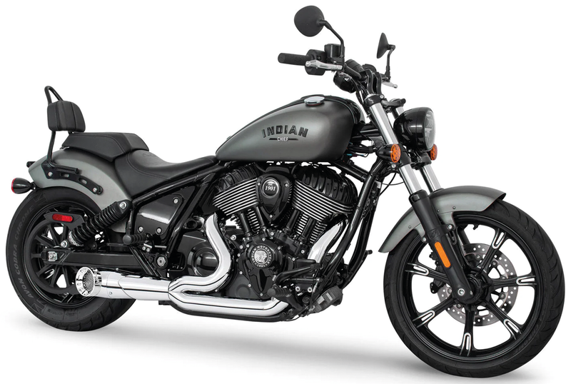 2-1 Turn-Out Chrome With  Chrome Straight Chief22-UP