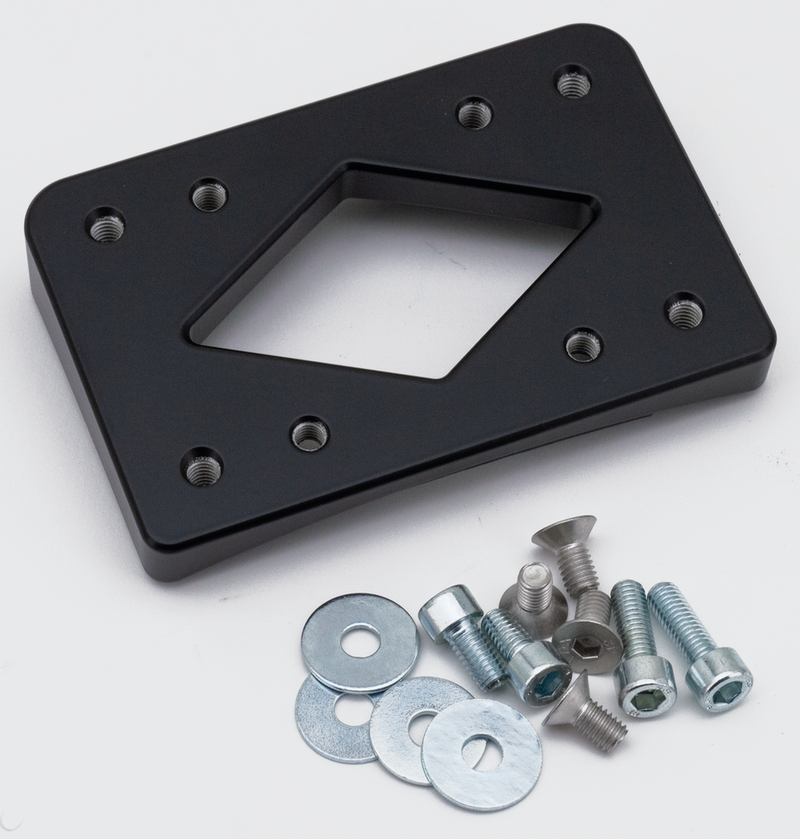 Rear Fender Licenseframe Mount Thin Black