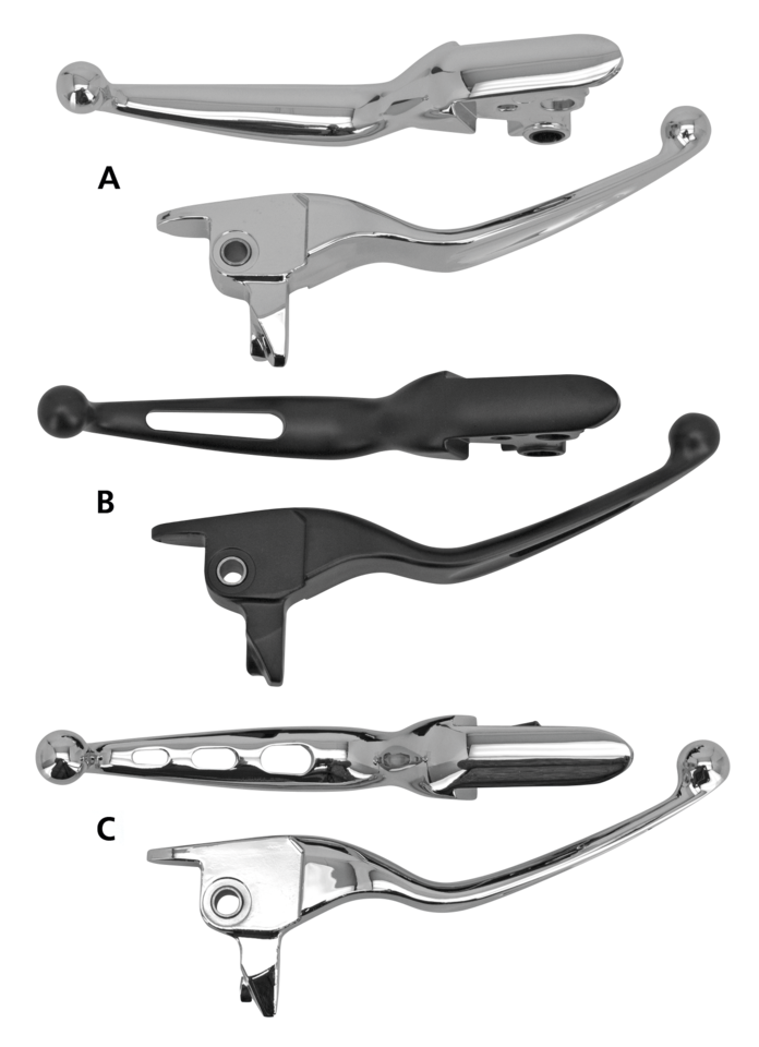 FLH/T08-16 Levers Cable Clutch Chrome