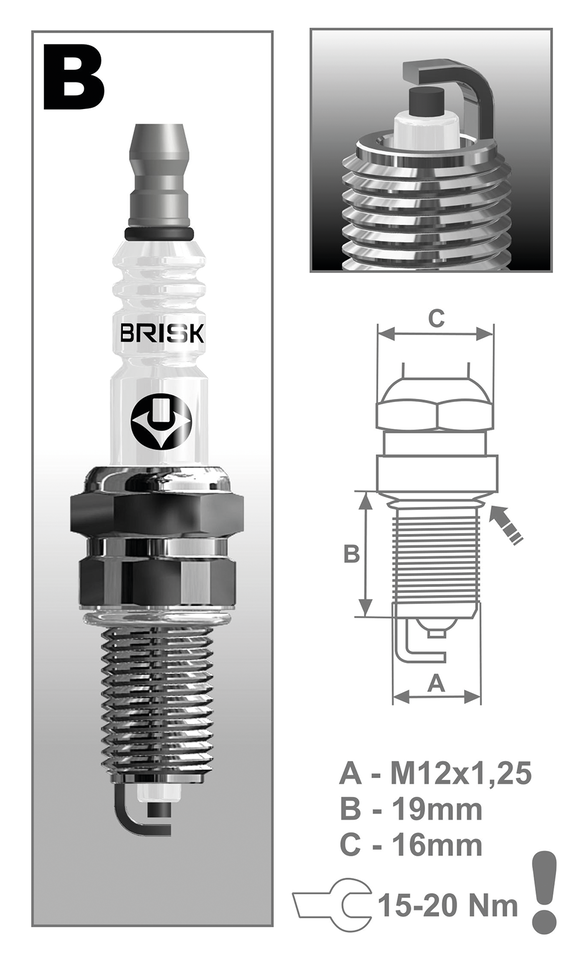 BR14YC Spark Plug - Pack Of 4