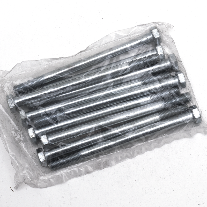 10Pck Hex Bolt 5/16-24X4-1/2 Inch Unf Zinc