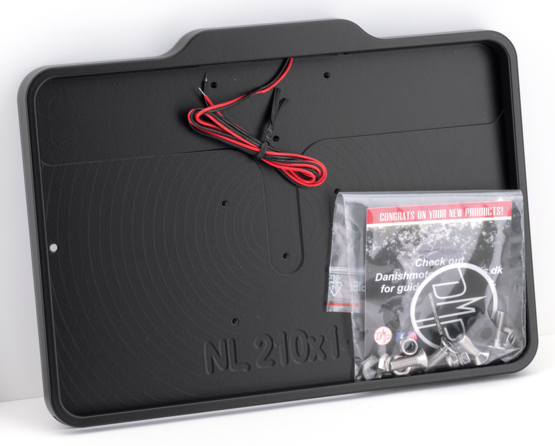 License Frame Nl Matt Black