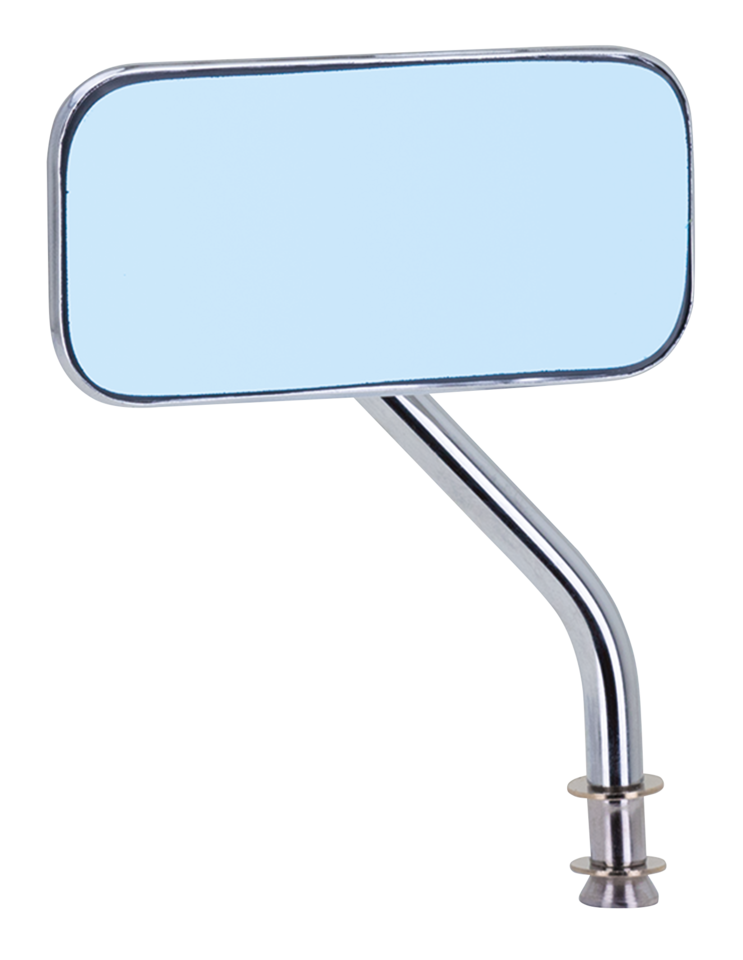 Blue Glass Rectangular Mirror Universal