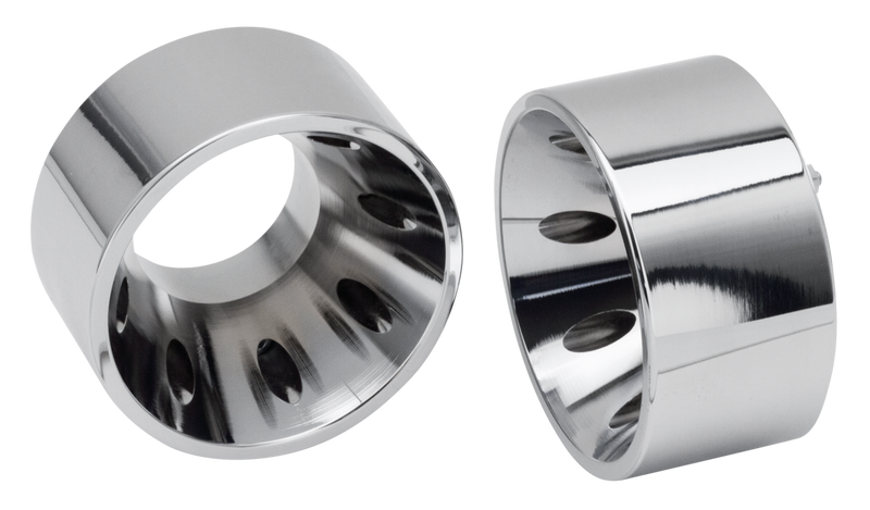 Standard Twin Chrome 100Mm Caps FLH/T04-17
