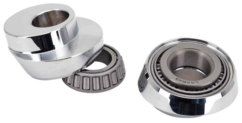 Raked Neck Kits Chrome 7Dgr Raked Neck Cups W/Bearings