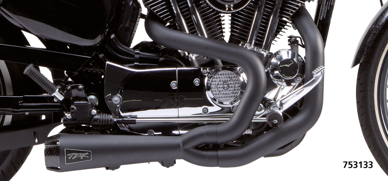 XL14-up 2-1 Black CF Race Exhaust