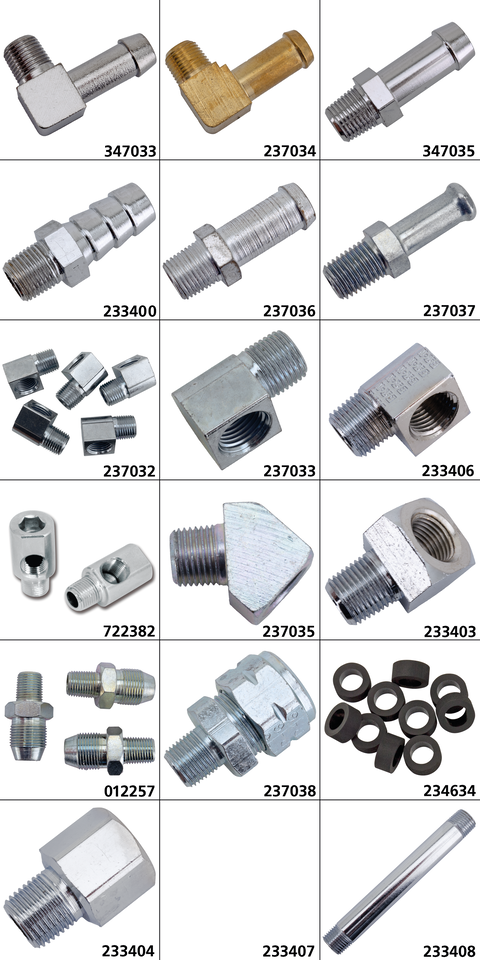 90 Degree Barb Fitting 1/8 Inch-27 Npt