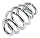 3 Inch Taper Seat Spring Chrome